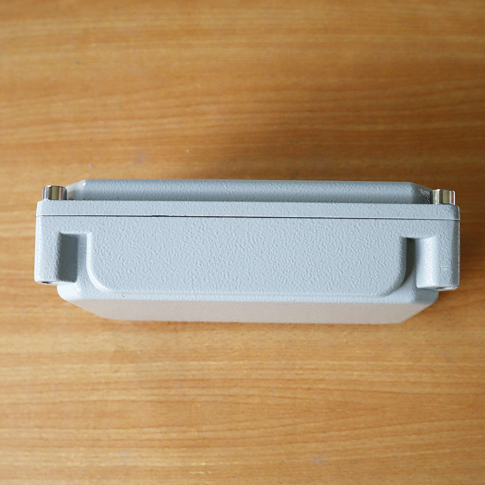 กล่องอลูมิเนียมกันน้ำ IP66 สีเทา ขนาด 145 X 100 X 45 มม.