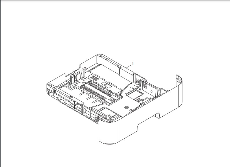 "ถาดป้อนกระดาษ" PAPER TRAY UNIT DLLF BROTHER MFC L2700DW "ตำแหน่งที่ 1"