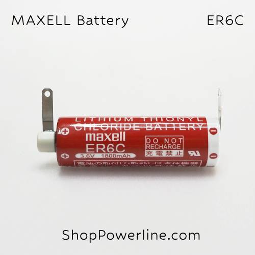 แบตเตอรี่ Battery Maxell/Japan (ER6C) 3.6V AA 1800mAh (Feet)