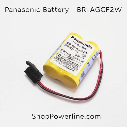 แบตเตอรี่ Battery Panasonic (BR-AGCF2W, A98L-0031-0011#L) 6V (Black Plug)