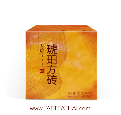 ชาผู่เอ๋อร์ | ต้าอี้ | ชาสุก | รุ่น ฮู่โพ้ ฟาวจวน | 60g*4/กล่อง | 2014