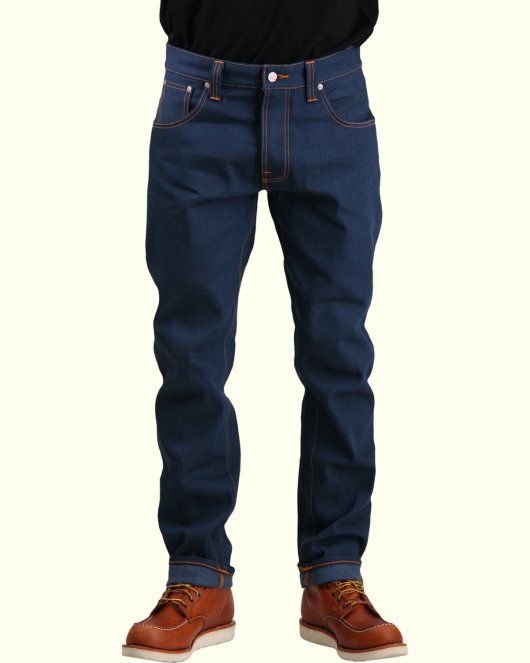 Nudie Jeans Sharp Bengt Recycle Dry Greencast เอว 33 ยาว 30