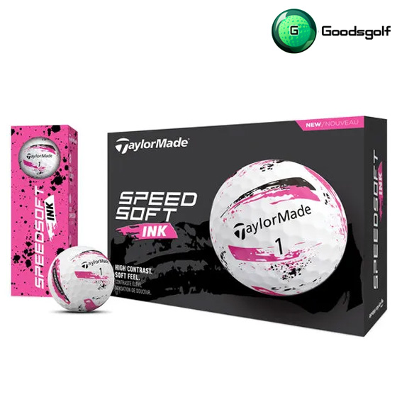 ลูกกอล์ฟ TaylorMade SpeedSoft Ink New 2024! (ซื้อ 2 แถม 1)