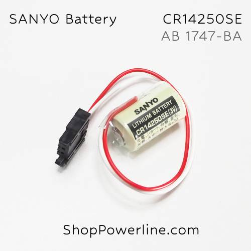แบตเตอรี่ Battery SANYO (CR14250SE, AB 1747-BA, AB 1769-BA) 3V (Black Plug)