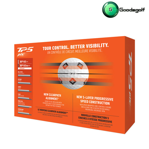 ลูกกอล์ฟ Taylormade TP5 pix 2024 ซื้อ2แถม1