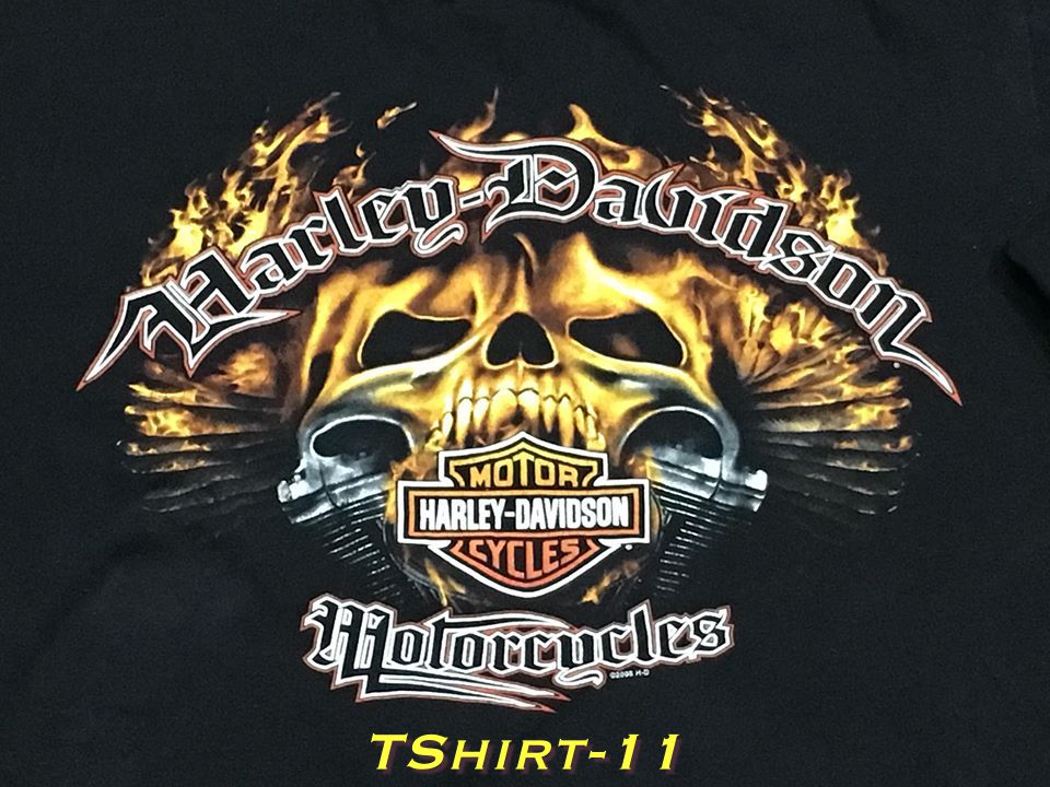 เสื้อยืดแขนยาว Harley Davidson Size M อก 41 นิ้ว
