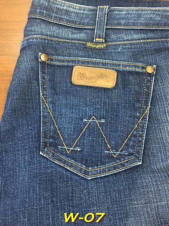7. กางเกงยีนส์ผู้หญิง - Wrangler กระบอกตรง เอวต่ำ เอว 34 ยาว 34.5 สะโพก 38