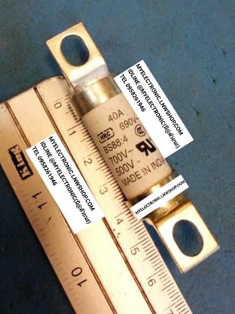 ขาย ฟิวส์ 40ET 690V ยี่ห้อ BUSSMANN ของแท้ ฟิวส์40ET 690V FUSE 40ET690V ยี่ห้อBUSSMANN , ราคา , ตัวละ , บาท