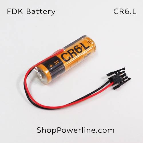 แบตเตอรี่ Battery FDK (CR6.L) 3V (Black Plug)