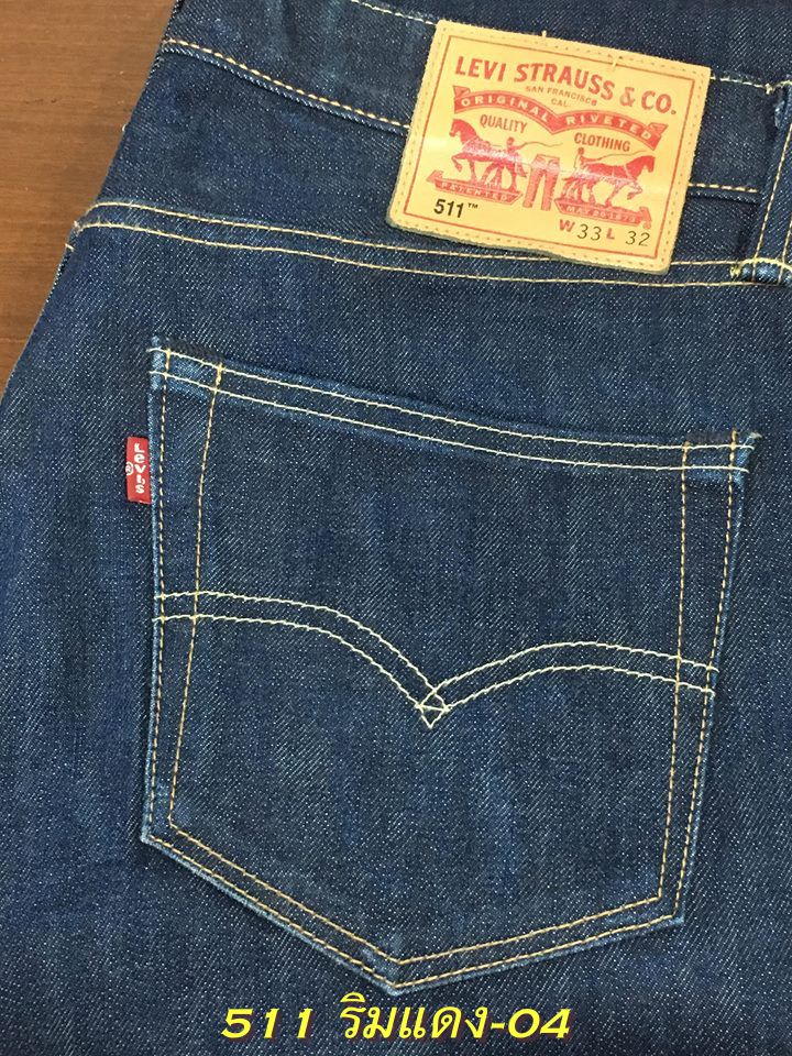 4. Levi’s 511 Slim Fit ริมแดง Turkey ปี 2015 เอว 33 ยาว 32
