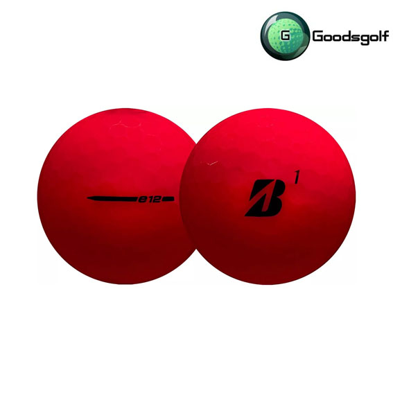 ลูกกอล์ฟ Bridgestone e12 Contact 2023 Red (ซื้อ1แถม1)