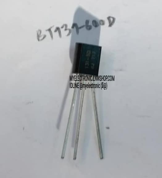 ขาย BT131-600D ตัวถังTO-92 ยี่ห้อ TRIAC BT131-600 Dไตรแอค BT131600D ของแท้ ราคา ตัวล่ะ . . . . หน่วย บาท