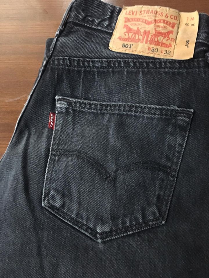 Levi's 501 Super Black Made in Haiti ปี 2013 เอว 30 ยาว 30