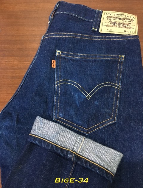 34. Levi’s LVC 605 BigE กระบอกเล็ก เอว 30 ยาว 30 Made in Turkey