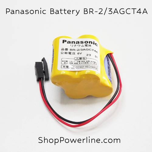 แบตเตอรี่ Battery Panasonic (BR-2/3AGCT4A, A98L-0031-0025) 6V (Black Plug)
