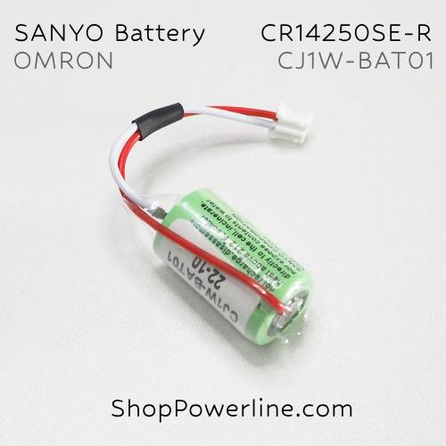 แบตเตอรี่ Battery Omron (CR14250SE-R, CJ1W-BAT01) 3V (White Plug)