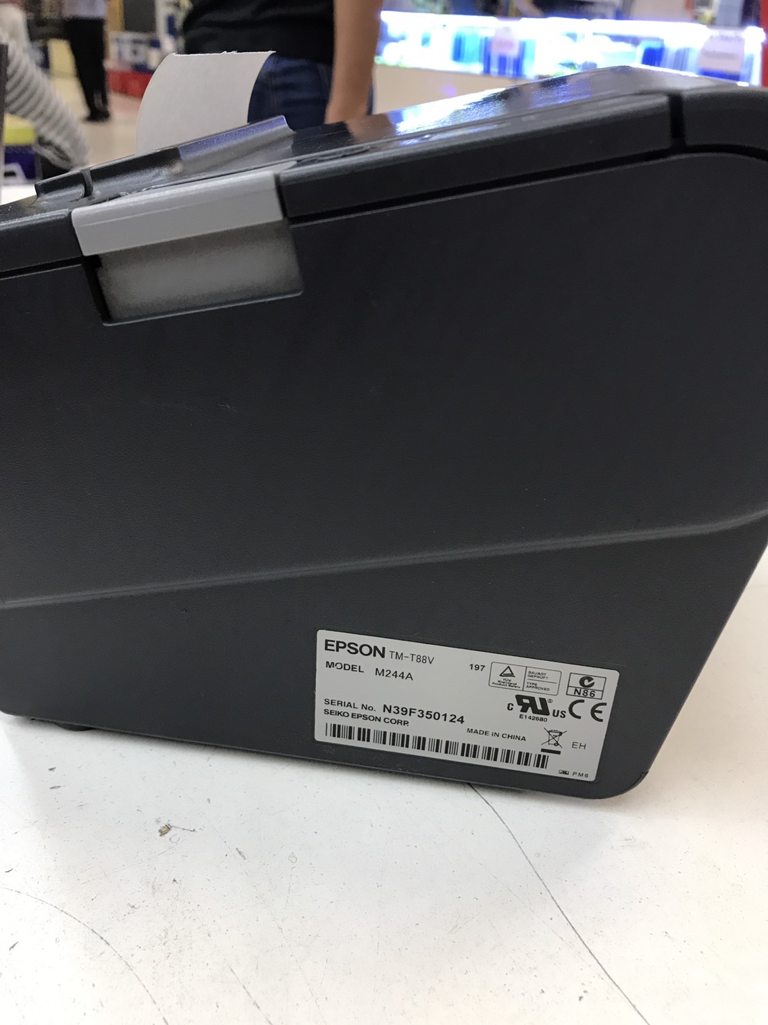 เครื่องพิมพ์ใบเสร็จ EPSON TM-T88V ปริ้นสลิปความร้อนมือสอง(PORT USB)