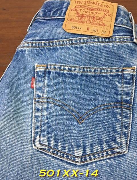 14. Levi’s 501XX Made in USA ปี 1998 เอว 29 ยาว 31 #653