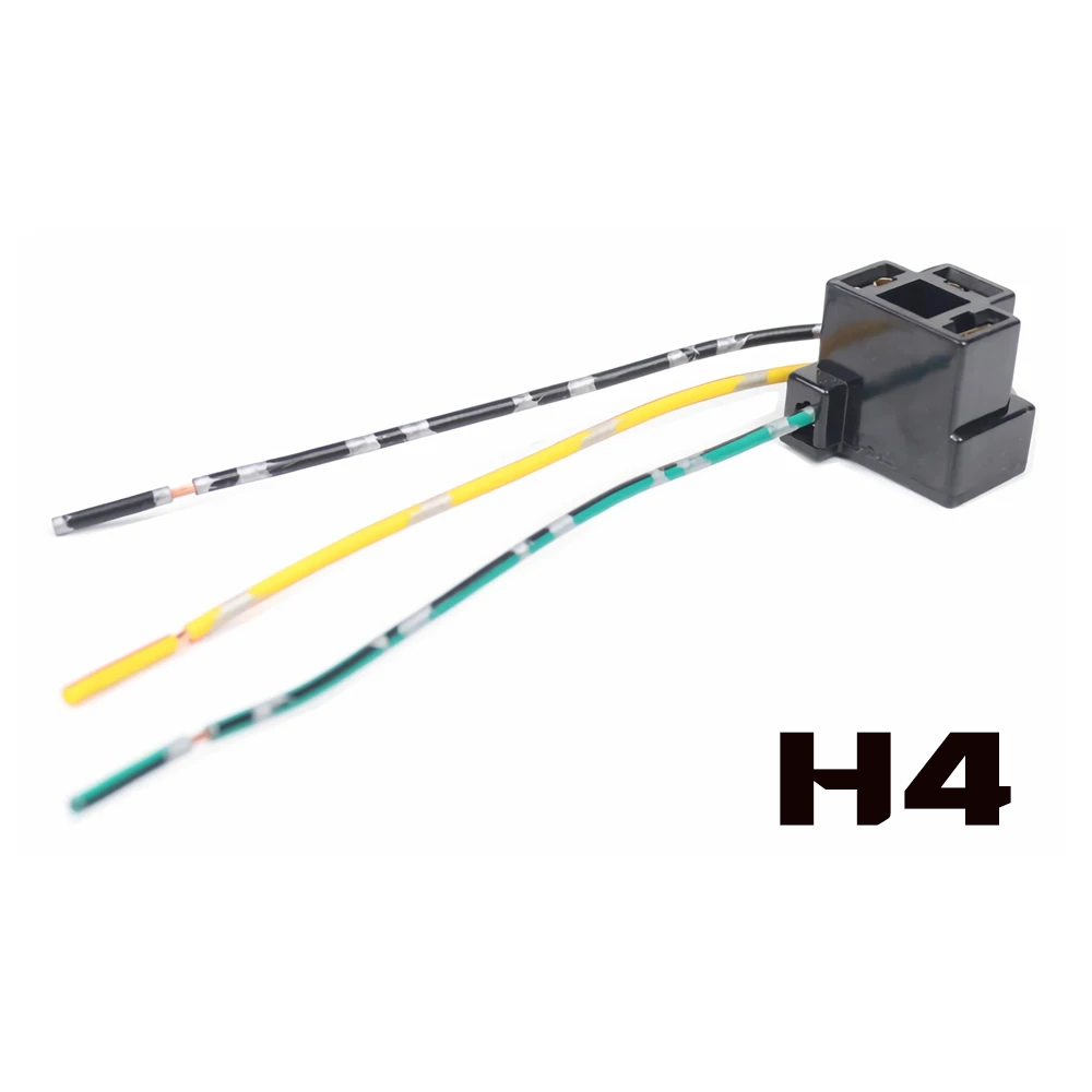 ปลั๊กอะแดปเตอร์ H4 H11 HB4 HB3 HIR2 H7 ปลั๊กสายไฟรถยนต์ ปลั๊กตัวเมีย คุณภาพดี 1 ชิ้น PTFE ขั้วหลอดรถยนต์
