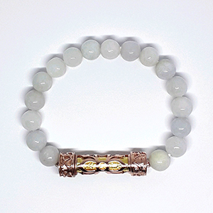 Braselets Jade คั่น Silver 92.5% @ M 5.5 cm. White Color 1 SKU-BRA801