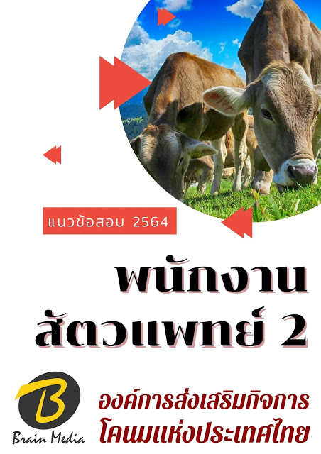 โหลดแนวข้อสอบ พนักงานสัตวแพทย์ 2 องค์การส่งเสริมกิจการโคนมแห่งประเทศไทย
