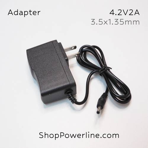 อะแดปเตอร์ Adapter Charger 4.2V 2A (3.5x1.35mm)
