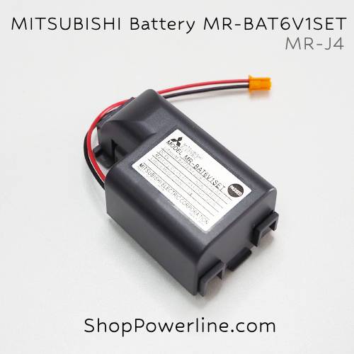 แบตเตอรี่ Battery Mitsubishi/Japan (MR-BAT6V1SET, MR-J4) 6V (Orange Plug)