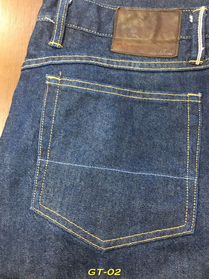 2. Gustin กระบอกเล็ก ริมแดง เอว 38 ยาว 36 Made in USA