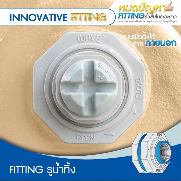 ถังเก็บน้ำบนดิน WAVE รุ่น JASMINE (จัสมิน) ขนาด 1000 ลิตร