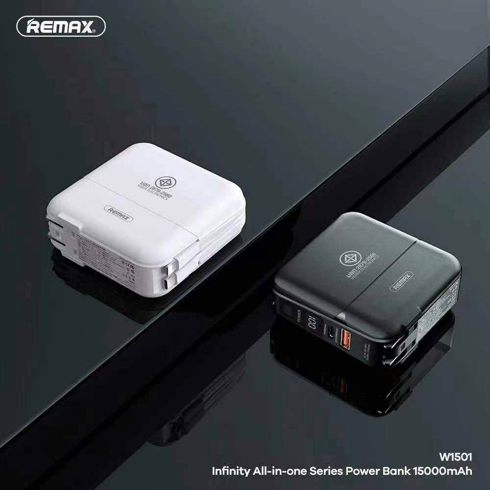 แบตสำรอง Remax RPP-20 (W1501) ความจุ 15,000mAh All In One Series เป็นได้มากกว่าพาวเวอร์แบงค์