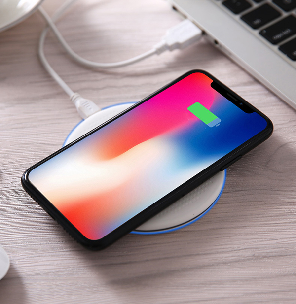 QI Wireless Charger พร้อมแผ่นรับสัญญาณ