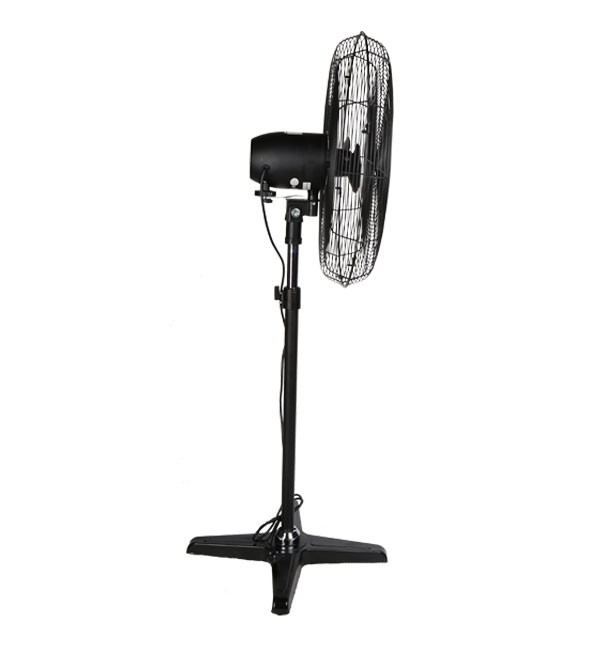 พัดลมอุตสาหกรรม รุ่นตั้งพื้น สีดำ 2ใบพัด YUSHI รุ่น DFP600-T ขนาด 24"