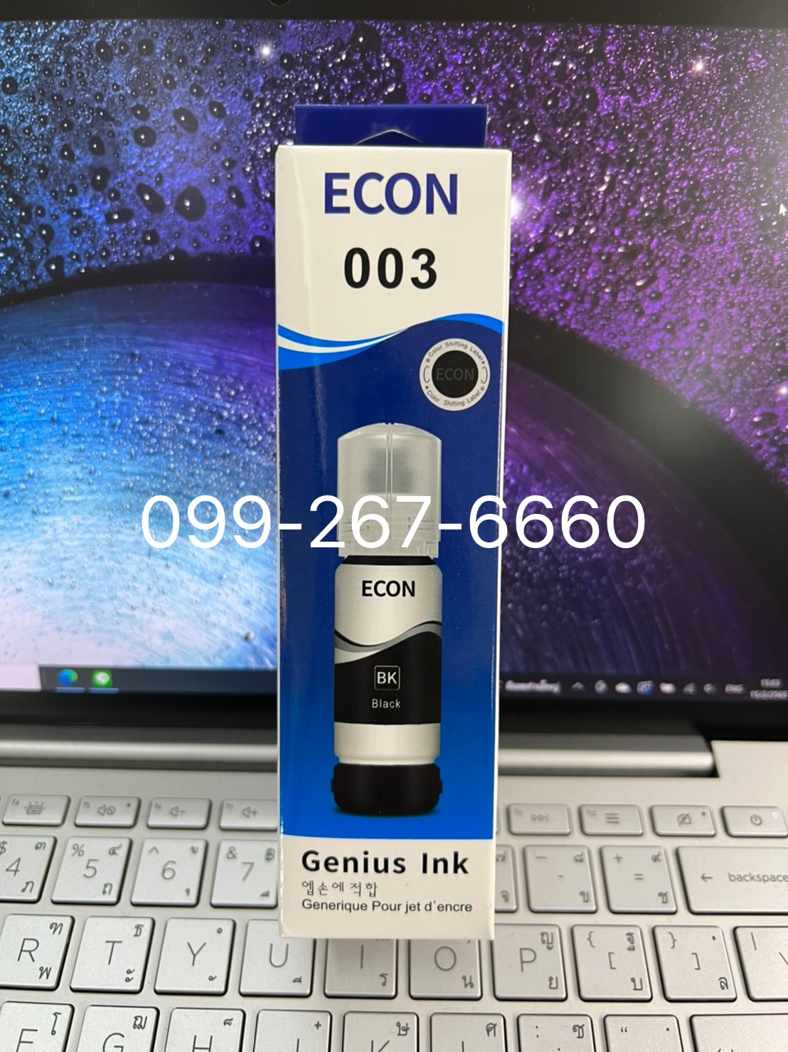 น้ำหมึกสีดำเทียบเท่า EPSON เบอร์ 003 BK