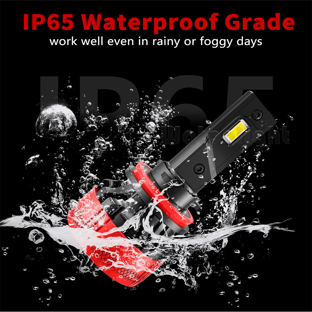หลอดไฟรถยนต์รุ่น F6 CANBUS LED headlight (รับประกัน 12 เดือน) H4 H7 H11 6000K 22000LM 55W CANBUS แท้ กล่องไม่ตัด bt50 ฟอร์ดt6