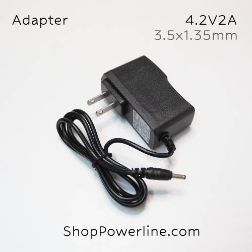 อะแดปเตอร์ Adapter Charger 4.2V 2A (3.5x1.35mm)