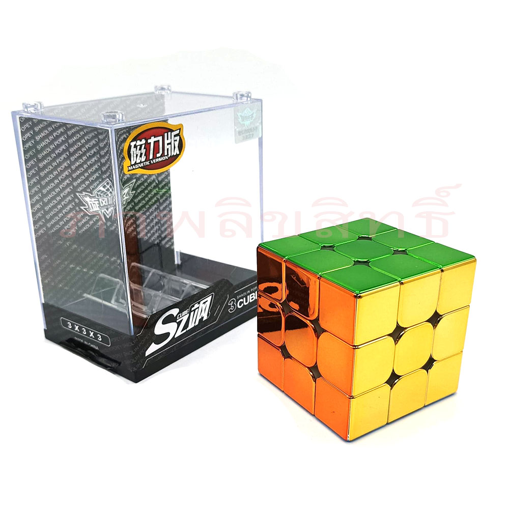 รูบิค3x3 Cyclone boys Metallic Magnetic ระบบแม่เหล็ก เคลือบสีพิเศษ เมทัลลิค สีสวย น่าจับ น่าเล่นมาก ของแท้รับประกันคุณภาพสินค้า