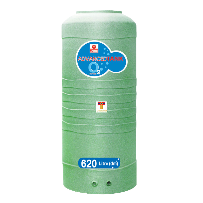 ถังเก็บน้ำบนดิน แอ็ดวานซ์ รุ่นโอทู (O2) ขนาด 620 ลิตร ราคาถูก ส่งฟรี