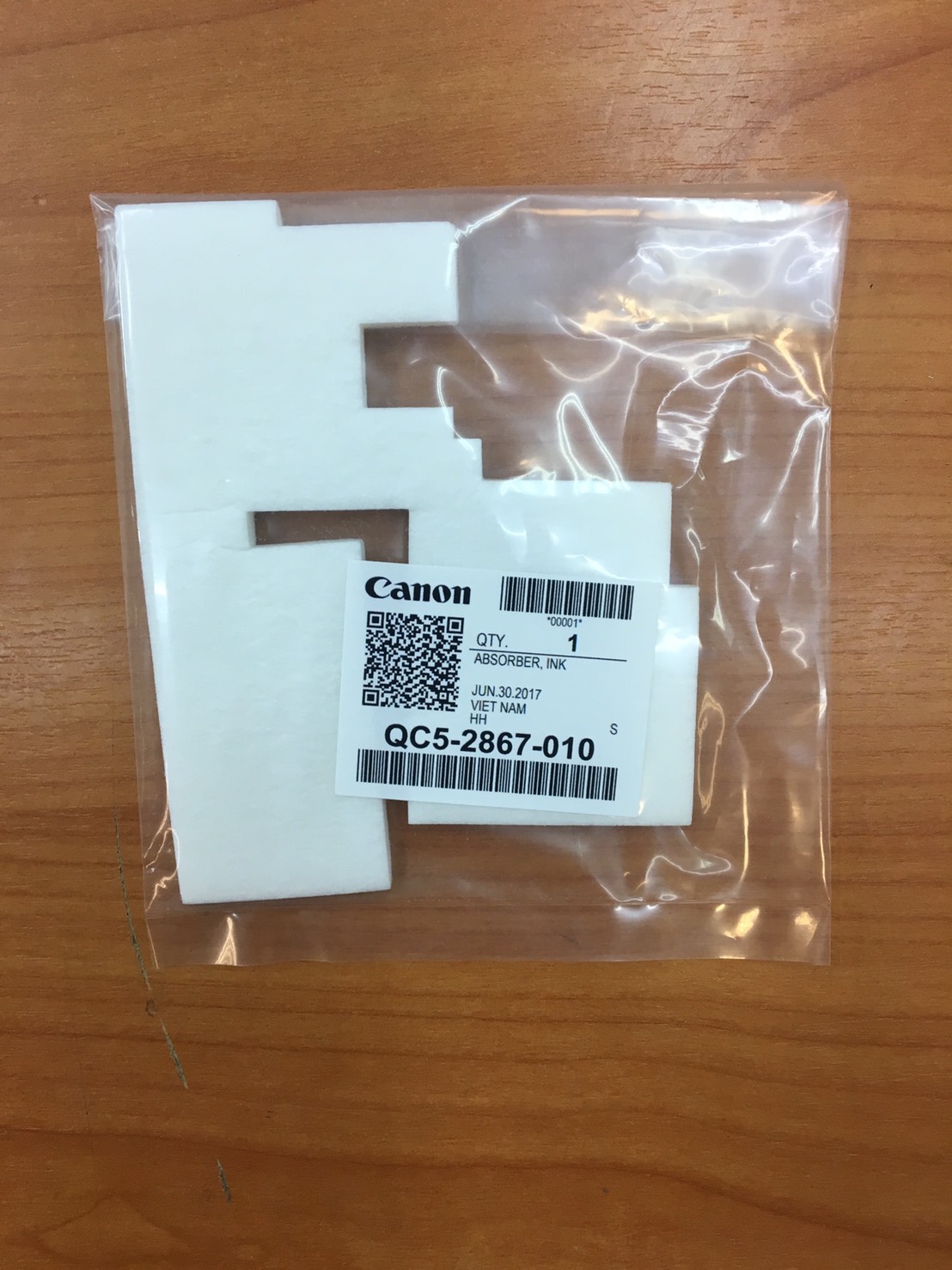 "ฟองน้ำซับหมึก" ABSORBER KIT CANON G1000/G2000/G3000