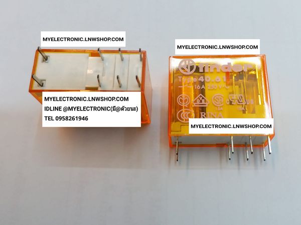 ขาย รีเลย์ 40.61s คอยล์240V AC RELAY รีเลย์8ขา รีเลย์คอยล์240V8ขา รีเลย์16A ยี่ห้อ FINDER ราคา ตัวละ . . . . หน่วย บาท