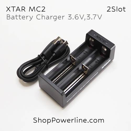 เครื่องชาร์จแบตเตอรี่ Charger 3.6V,3.7V XTAR (MC2) (2slot)