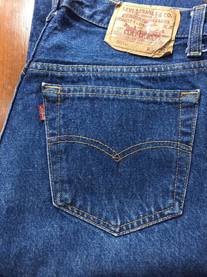 Levi's 501xx ก้านดำ Made in USA ปี 1989 เอว 31 ยาว 27.5