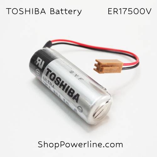 แบตเตอรี่ Battery TOSHIBA (ER17500V, NP8P-BTS) 3.6V (Brown Long Plug)