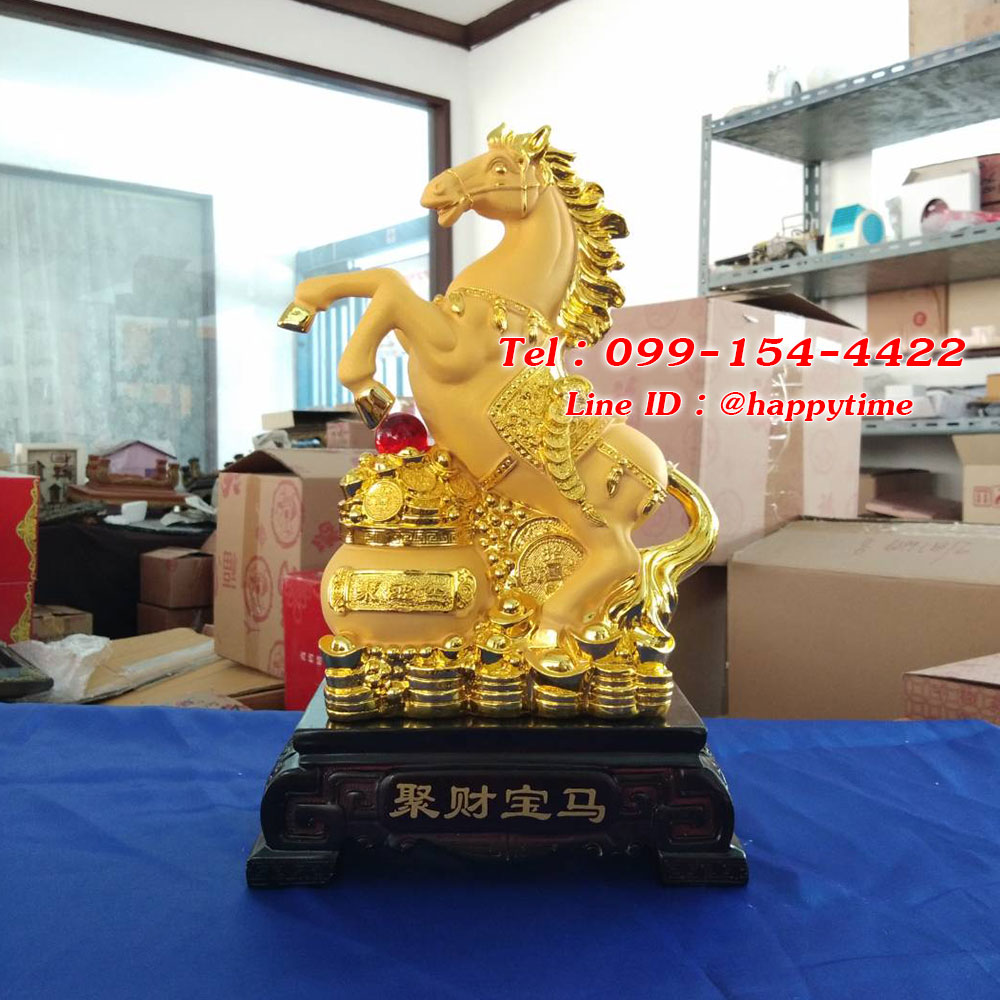 รูปปั้นม้ามงคลจีน ของขวัญวันเกิดสำหรับให้หัวหน้า