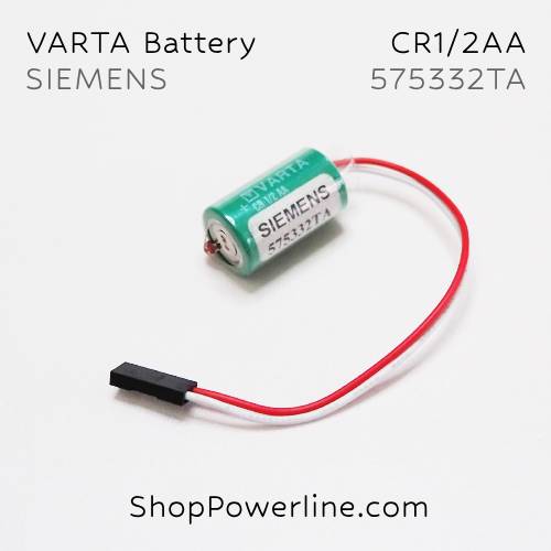แบตเตอรี่ Battery VARTA (CR1/2AA, CR14250, Siemens 575332TA) 3V (Black Plug)