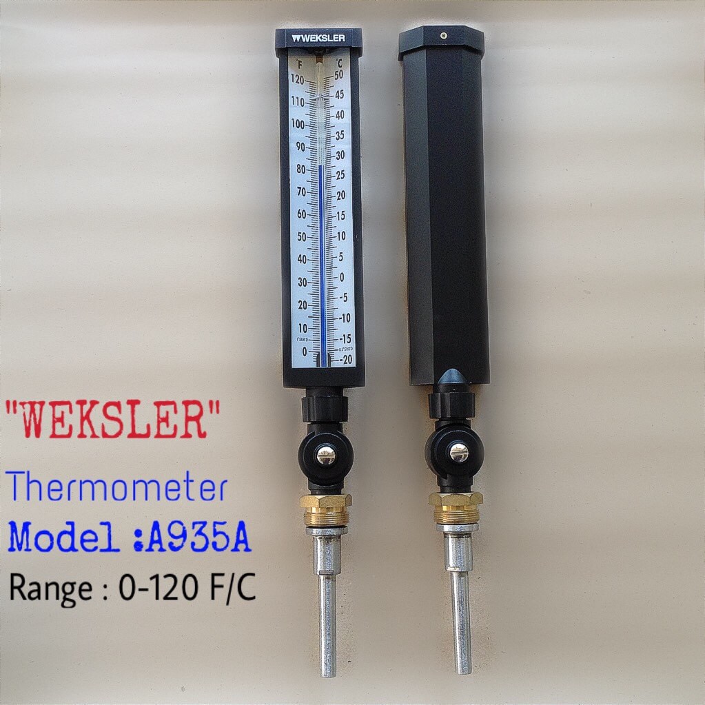 A935A 0/120 F -20/50 C WEKLSER THERMOMETER