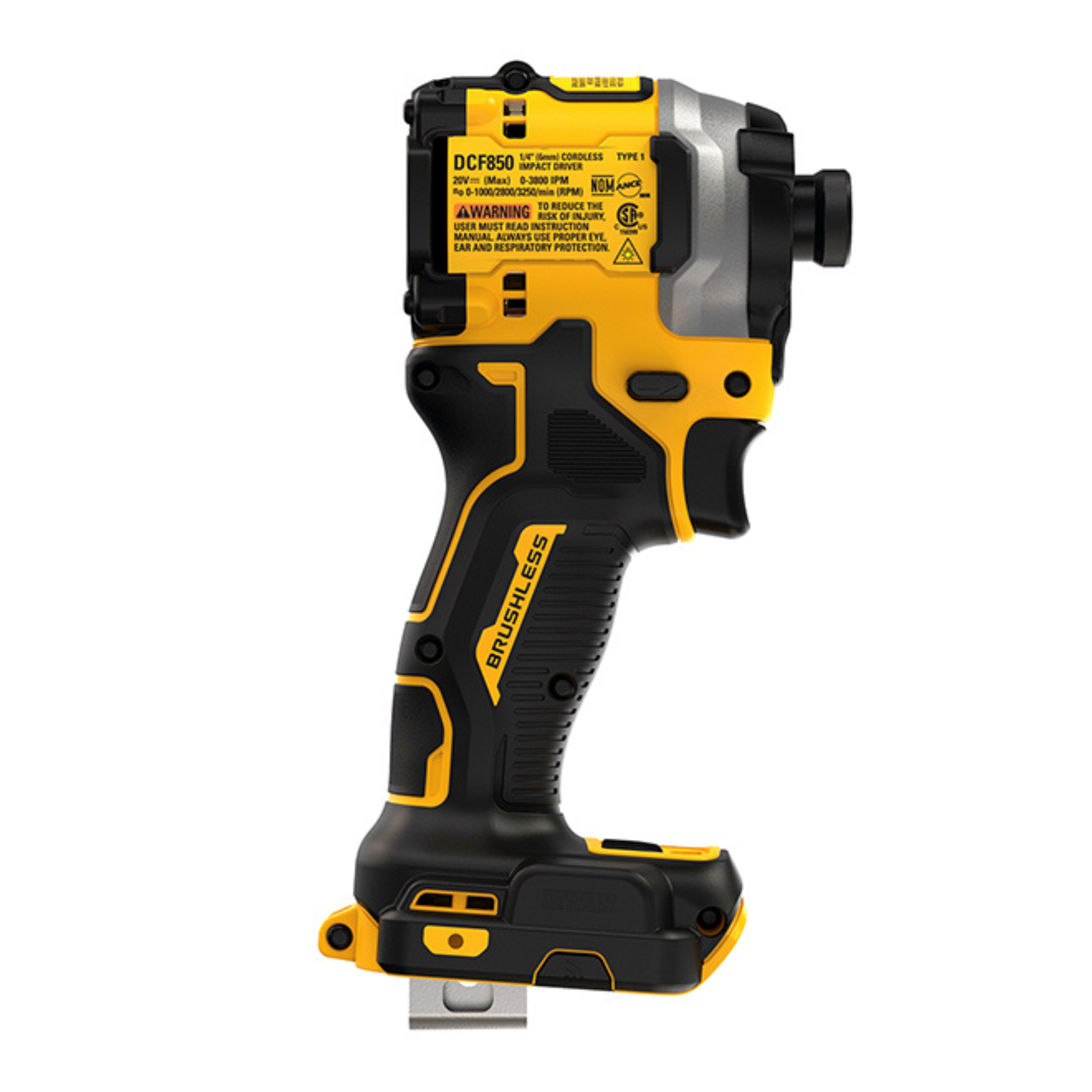 DEWALT DCF850D2A-B1 ไขควงกระแทกไร้สาย 20V พร้อมแบต 2.0Ah 2ก้อน และแท่นชาร์จ รับประกัน 3 ปี (ครบเช็ต)