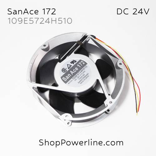 พัดลม Fan SanAce172 (109E5724H510) DC24V 172x150x51mm 0.58A (3wire)