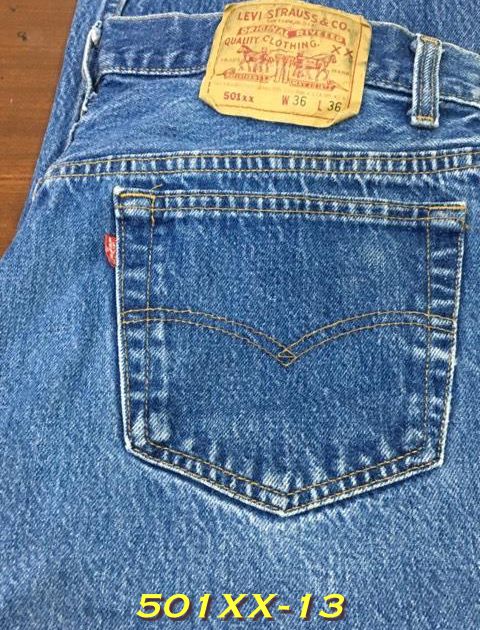 13. Levi’s 501XX Made in USA ปี 1991 เอว 33 ยาว 32