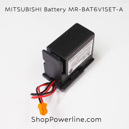 แบตเตอรี่ Battery Mitsubishi (MR-BAT6V1SET-A, MR-J4) 6V (Orange Plug)