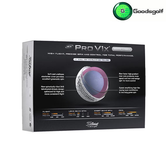 ลูกกอล์ฟ Titleist Pro V1x Alignment 2025 !